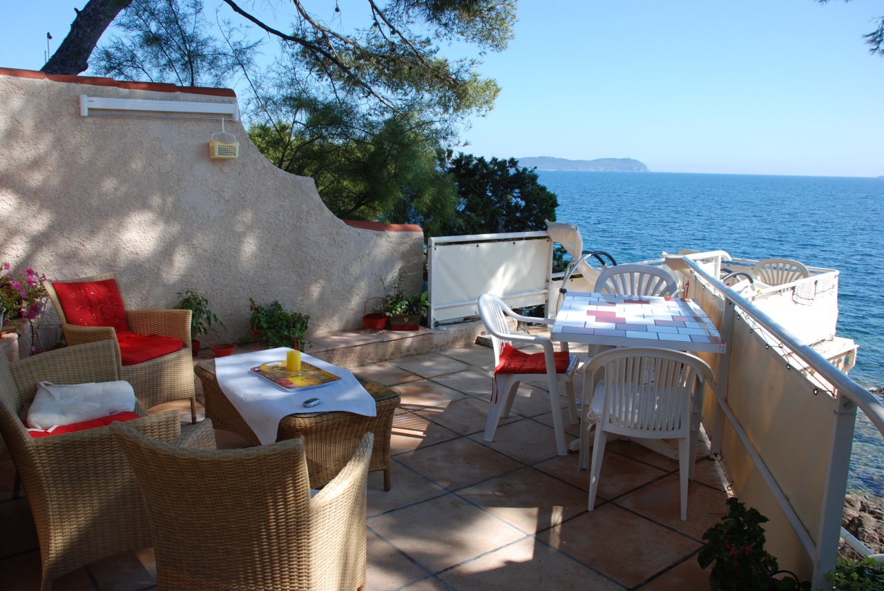 la terrasse vue de la maison