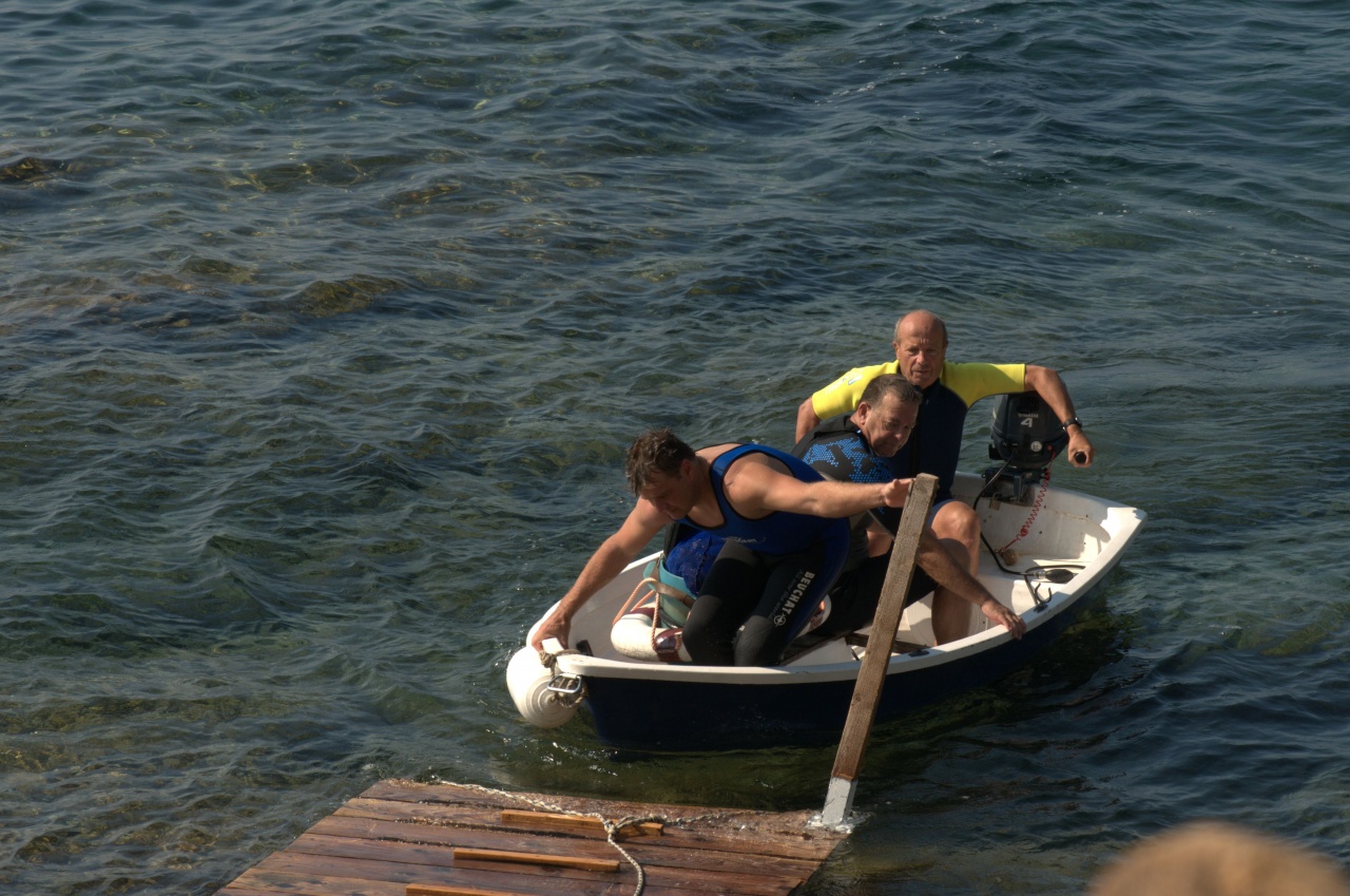 l'arrivée sur le ponton temps 1