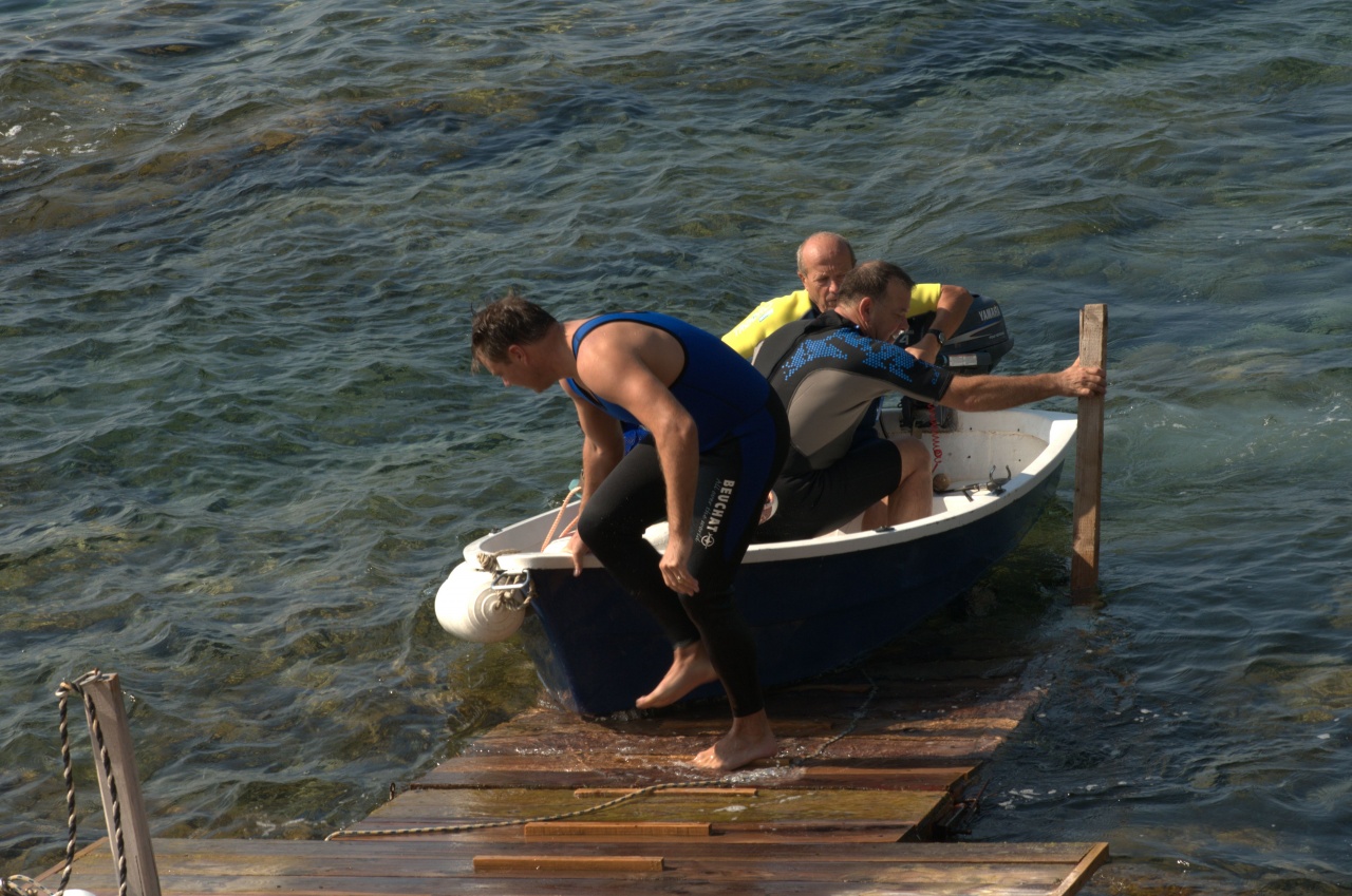 l'arrivée sur le ponton temps 2