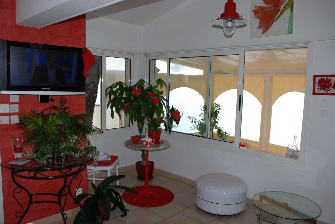 le salon vu du canapé